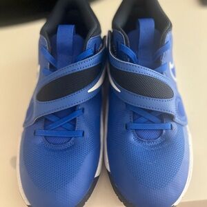 Nike Blue Sneakers with Mesh Upper and Supportive Strap